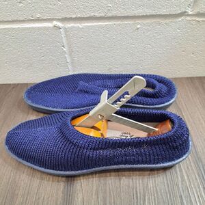Arcopedico Blue Knit Flats